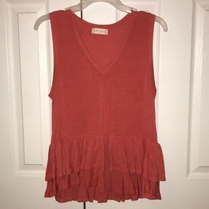 Altrd state ruffle top